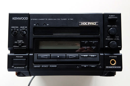 ステレオカセットデッキとAM/FMチューナー内蔵 X-T90 (KENWOOD