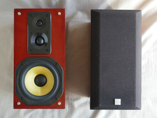 DENON デノン SC-A55XG 3WAY スピーカー 木目 ペア - メルカリ